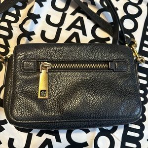 Pre-owned Marc Jacobs Leather M0015465 Gotham Small Bag Crossbody Black